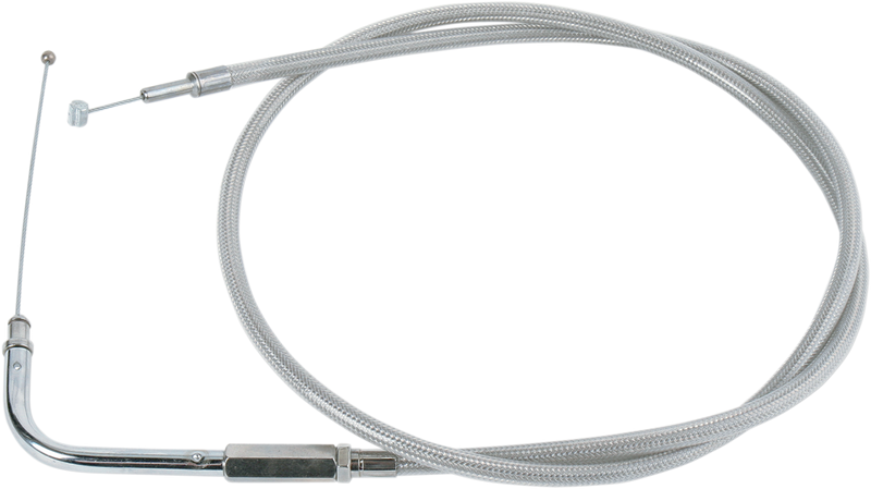 DRAG SPECIALTIES Throttle Cable - 39-1/2" - Braided - FLHR '94-'95 - 5331100B