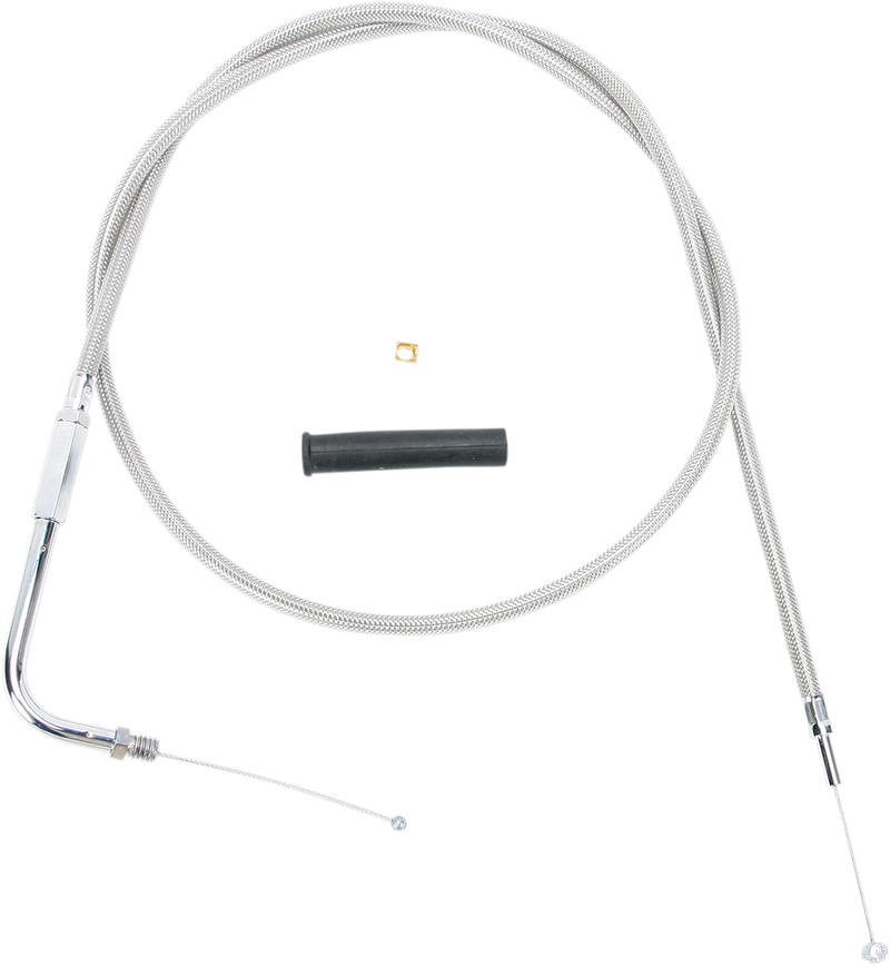 DRAG SPECIALTIES Throttle Cable - 46" - Braided - Harley-Davidson '88-'95 - 5331106B