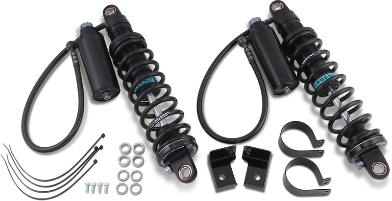 LEGEND SUSPENSION REVO ARC Remote Reservoir Shocks - Standard - Black - 14" - FL '09-'13 - 1310-1884