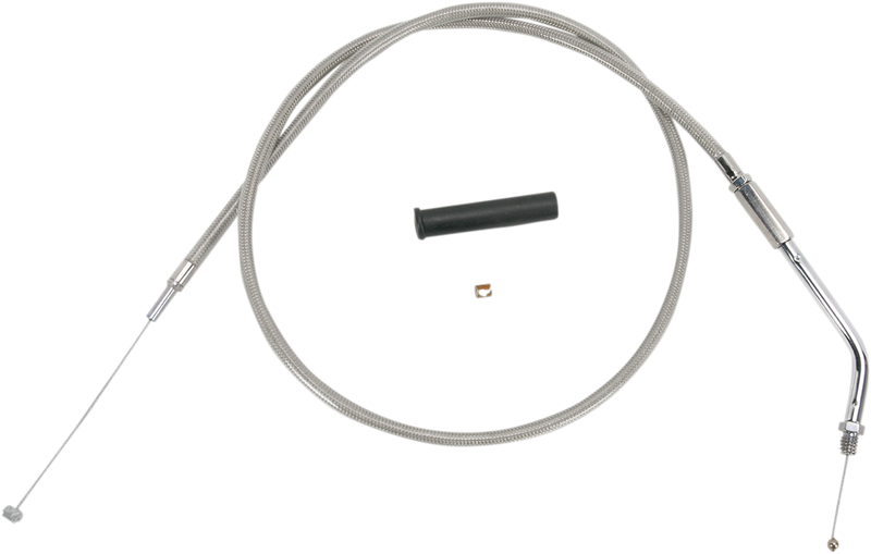 DRAG SPECIALTIES Throttle Cable - 36" - Braided - Harley-Davidson '88-'95 - 5330406B