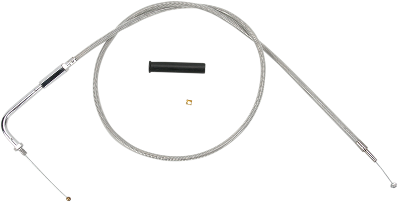 DRAG SPECIALTIES Throttle Cable - 39-1/2" - Braided - Harley-Davidson '80-'89 - 5330506B