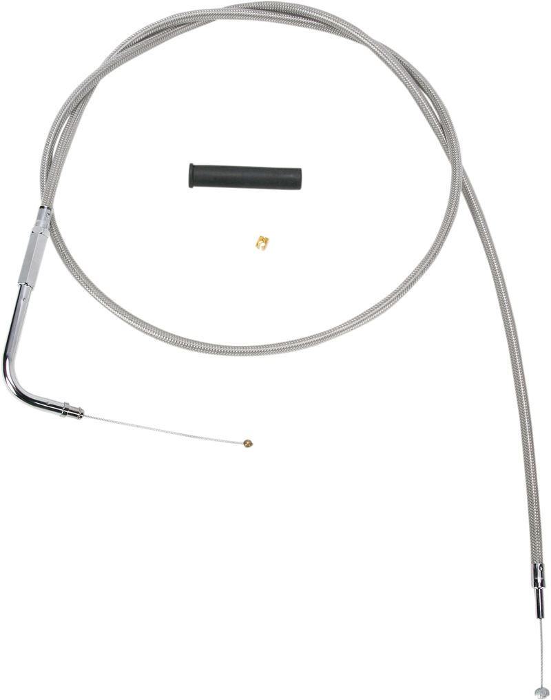 DRAG SPECIALTIES Throttle Cable - 50" - Braided - Harley-Davidson '96-'22 - 5332150B