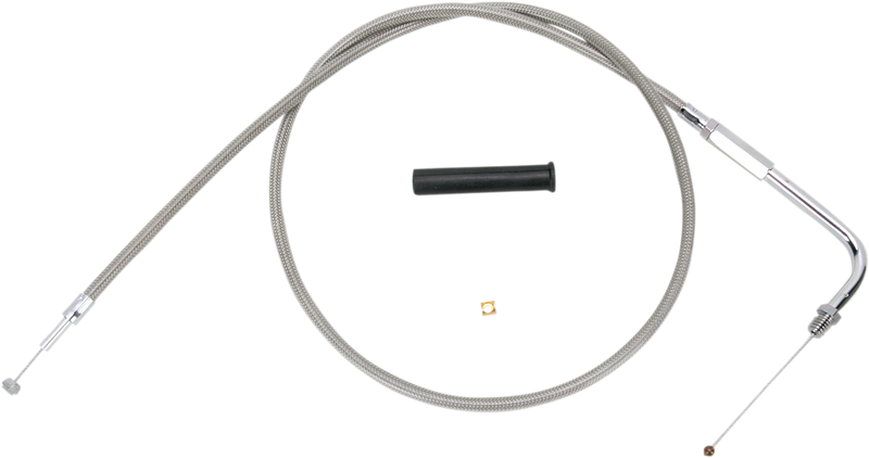DRAG SPECIALTIES Throttle Cable - 30" - Braided - Harley-Davidson '80-'89 - 5330530B