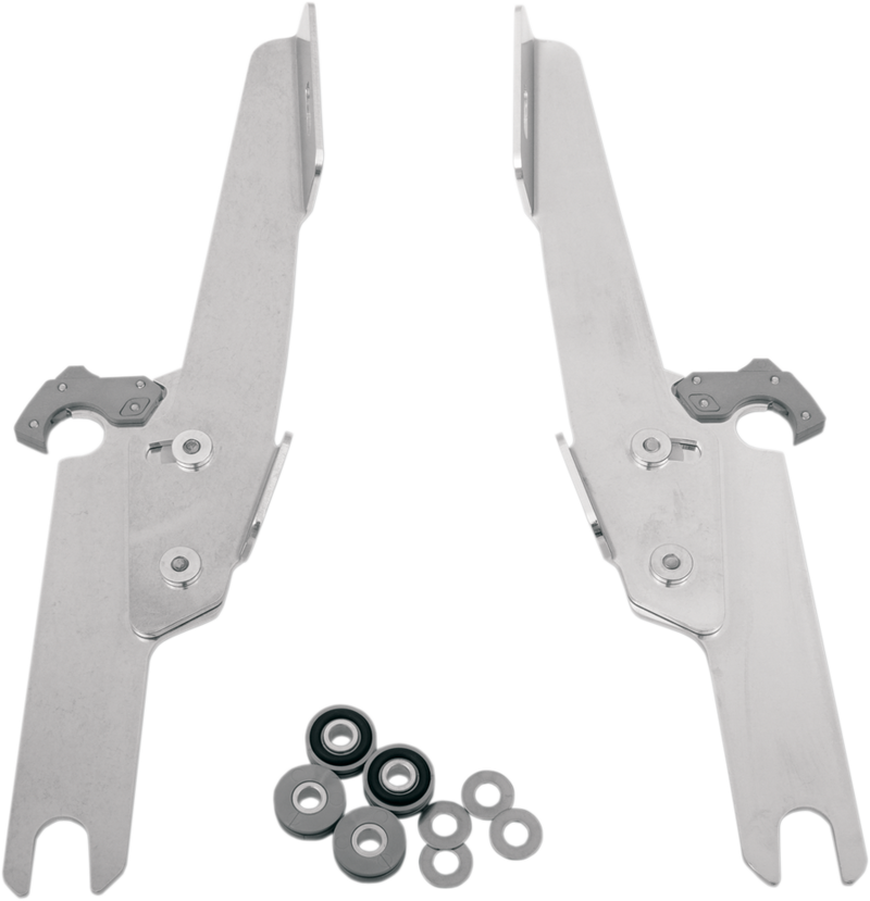 MEMPHIS SHADES Adjustable Hardware - Polished - FLHR / FLHRI Road King	1994-2022 - MEK1913 - PartsOutlet.com.au