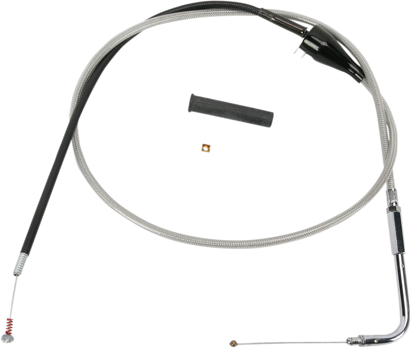 DRAG SPECIALTIES Idle Cable - Cruise - 50" - Braided - FLHR '02-'07 - 5343206B