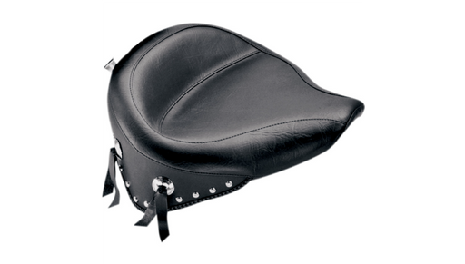 MUSTANG Wide Studded Solo Seat - Harley-Davidson Softail 1984-1999 - 75506 - PartsOutlet.com.au