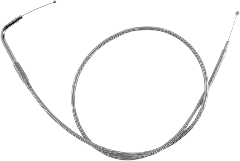 DRAG SPECIALTIES Idle Cable - 42-1/2" - Braided - FLHR '96-'01 - 5342200B