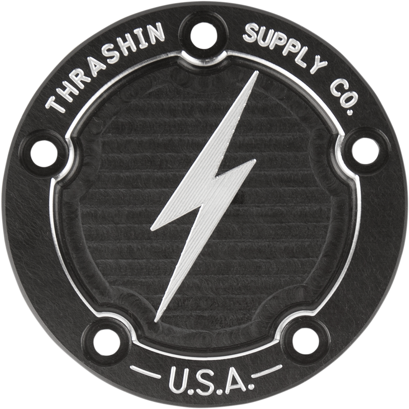 THRASHIN SUPPLY CO. Point Cover - Dish - Black - 1999-2017 - Twin Cam TSC-3026-4 - PartsOutlet.com.au