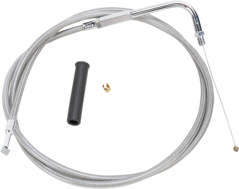 DRAG SPECIALTIES Throttle Cable - 50" - Braided - Harley-Davidson '88-'95 - 5331150B