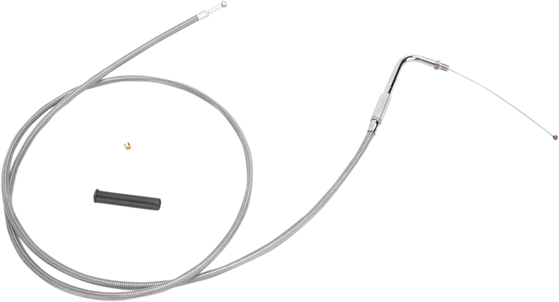 DRAG SPECIALTIES Throttle Cable - 52" - Braided - Harley-Davidson '88-'95 - 5331152B