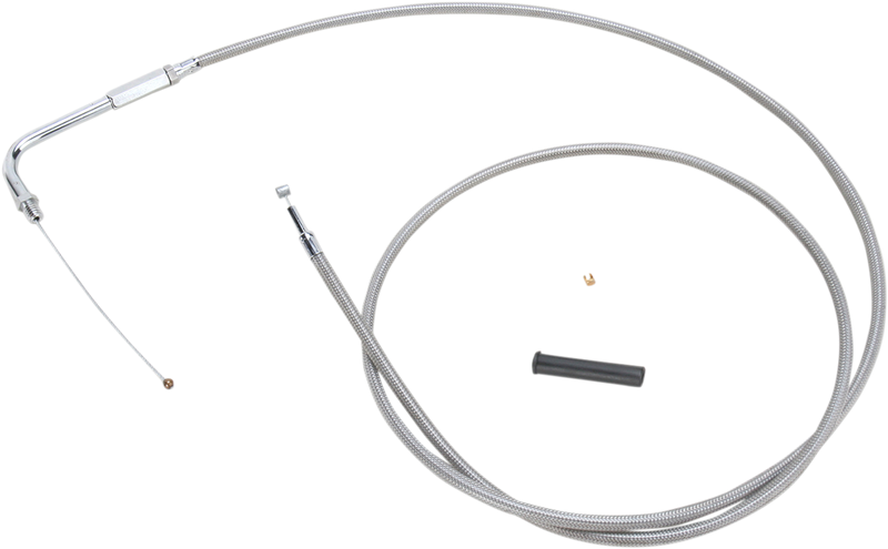 DRAG SPECIALTIES Throttle Cable - 56" - Braided - Harley-Davidson '88-'95 - 5331156B