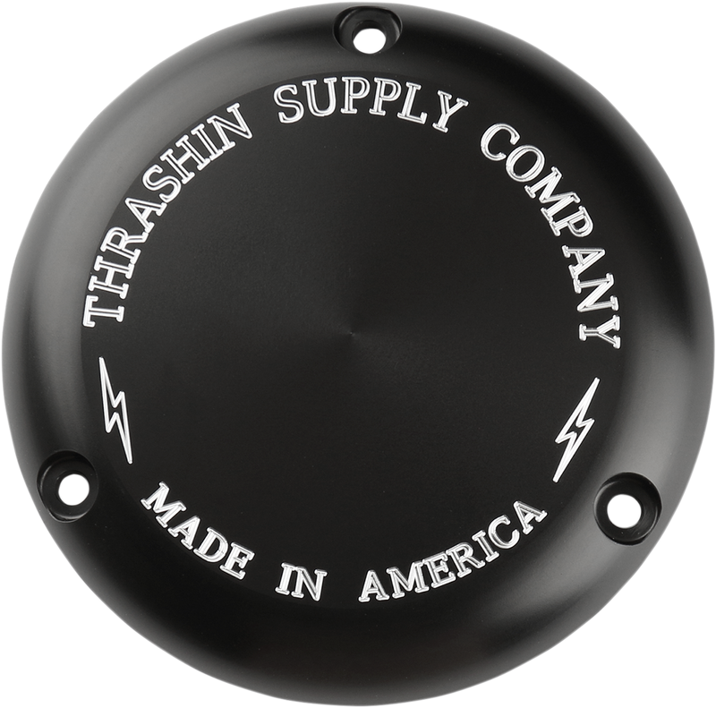 THRASHIN SUPPLY CO. Derby Cover - Black - 1970-1998 - Classic TSC-3000-4 - PartsOutlet.com.au