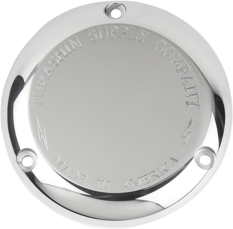 THRASHIN SUPPLY CO. Derby Cover - Polished - 1970-1998 Evo - Classic TSC-3000-2 - PartsOutlet.com.au