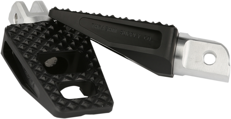 THRASHIN SUPPLY CO. Front P-54 Footpegs - Black - Softail 18+ - TSC-2026-1 - PartsOutlet.com.au