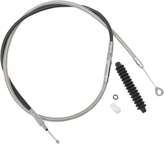 DRAG SPECIALTIES Clutch Cable - Braided - 62-15/16" - FL '08-'13 - 5322400HE