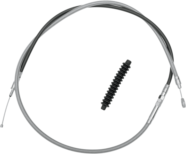 DRAG SPECIALTIES Clutch Cable - Braided - 68-15/16" - FL '08-'13 - 5322406HE
