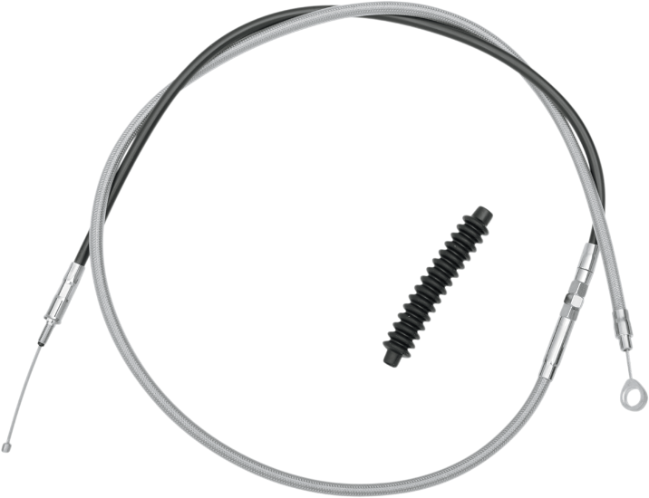 DRAG SPECIALTIES Clutch Cable - Braided - 70-15/16" - FL '08-'13 - 5322408HE