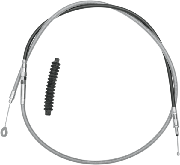 DRAG SPECIALTIES Clutch Cable - Braided - 72-15/16" - FL '08-'13 - 5322410HE