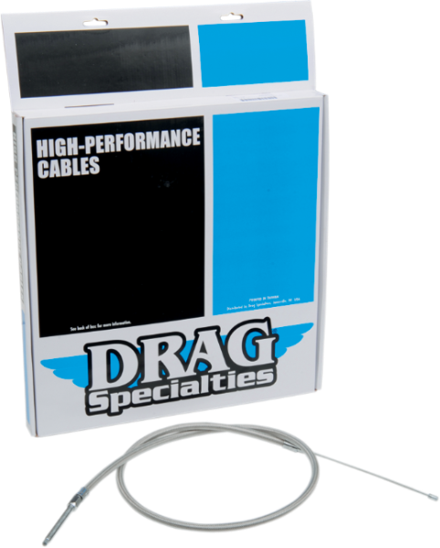 DRAG SPECIALTIES Clutch Cable - Braided - 55" - Sportster XL '71-'85 - 5320655HE