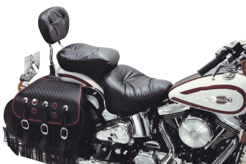 MUSTANG Wide Regal Touring Seat - Harley-Davidson 1984-1999 - Softail 75502 - PartsOutlet.com.au