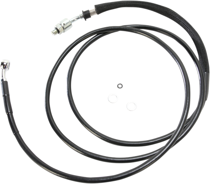 DRAG SPECIALTIES Clutch Line - 76-1/8" - FL '13-'16 - 514006-BLK