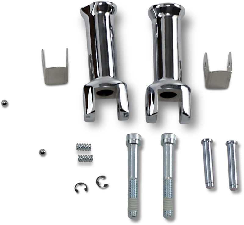 DRAG SPECIALTIES Passenger Peg Mount - Chrome - Harley-Davidson 2018-2023 - Softail P17-0428C - PartsOutlet.com.au