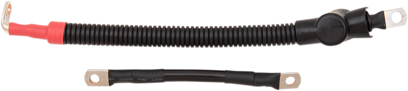 DRAG SPECIALTIES Black Battery Cable Set - '09-'17 ST E25-0091B-D5 - PartsOutlet.com.au