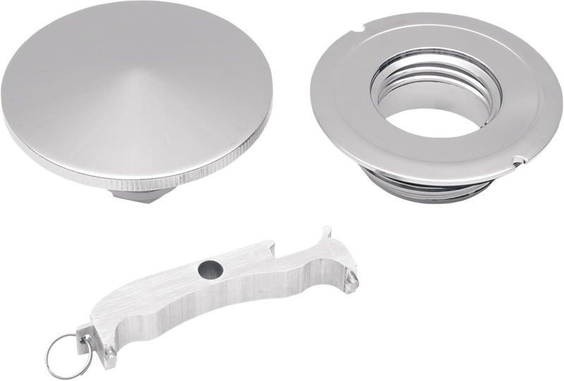 DRAG SPECIALTIES Right-Hand Thread Vented Gas Cap - Harley-Davidson 1993-2020 - 012029 - PartsOutlet.com.au