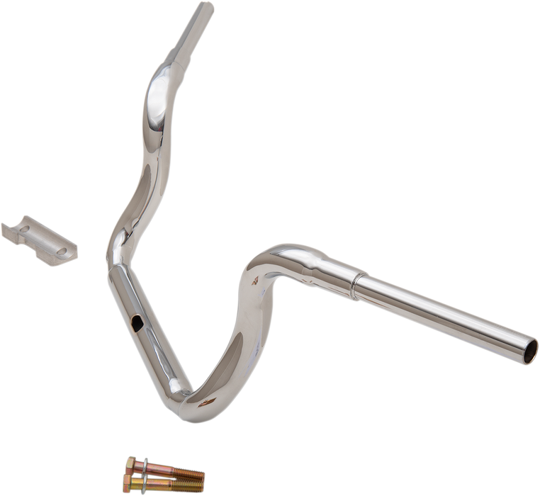 LA CHOPPERS Handlebar - Grande Traditional Ape Hanger - 10" - Chrome LA-7322-10