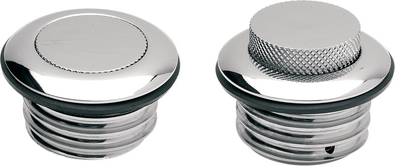 DRAG SPECIALTIES Vented Pop-Up Gas Cap - Harley-Davidson 1982-1996 - Chrome 03-0328-A1 - PartsOutlet.com.au
