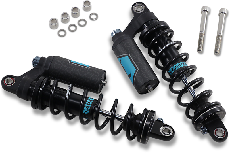 LEGEND SUSPENSION REVO ARC Piggyback Shocks - Heavy Duty - Black - 13" - Dyna '99-'17 - 1310-1891