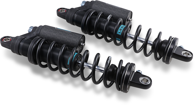 LEGEND SUSPENSION REVO ARC Piggyback Shocks - Standard - Black - 14" - Dyna '99-'17 - 1310-1892