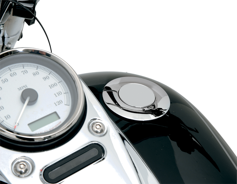 DRAG SPECIALTIES Large Vented Pop-Up Cap - Harley-Davidson 1996-2024 - Chrome T03-0336-A - PartsOutlet.com.au