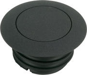 DRAG SPECIALTIES Non-Vented Pop-Up Gas Cap - Harley-Davidson 1996-1999 - Black Wrinkle 03-329B-B - PartsOutlet.com.au