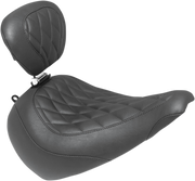 MUSTANG Wide Tripper Seat - Driver's Backrest - Harley-Davidson Fat Boy 2018+ Diamond 83025 - PartsOutlet.com.au