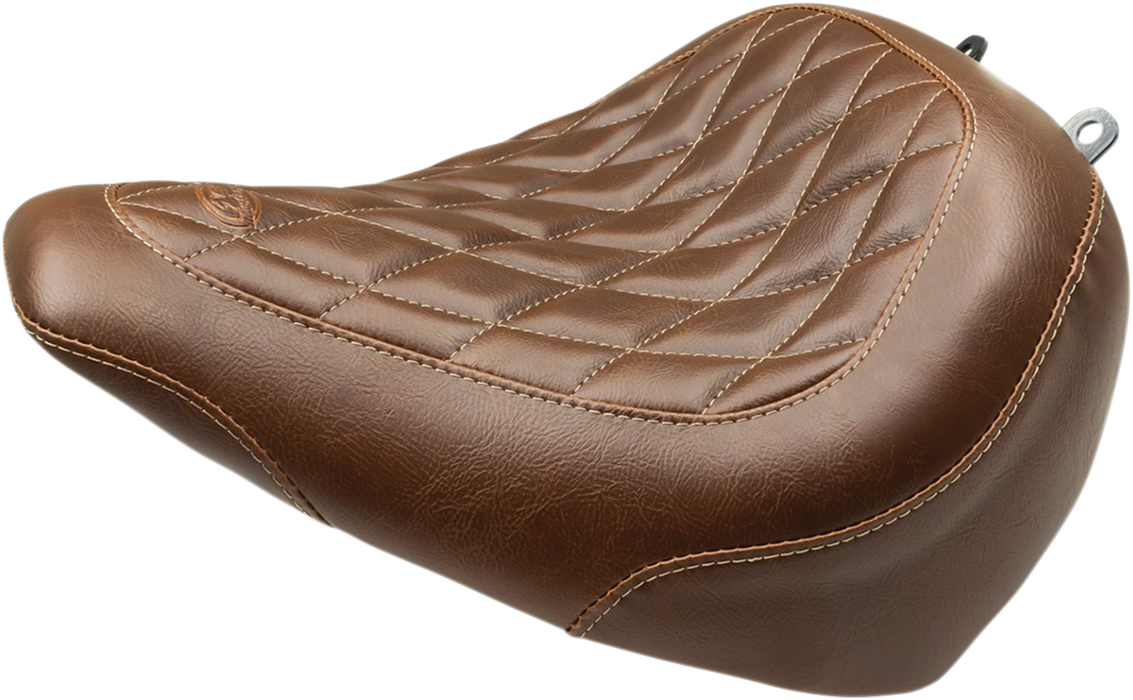 MUSTANG Tripper Solo Seat - Diamond - Harley-Davidson Breakout 2018+ Brown 83059 - PartsOutlet.com.au