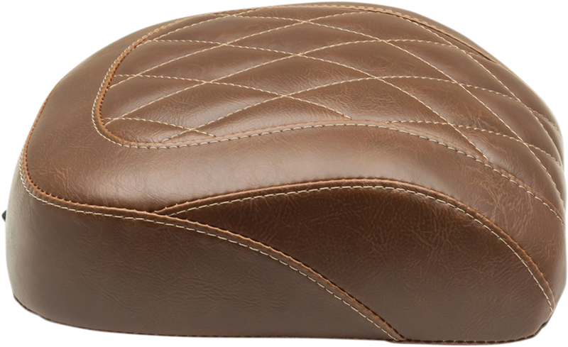 MUSTANG Passenger Seat - Diamond - Brown - Harley-Davidson Breakout FXBR 2018+ 83060 - PartsOutlet.com.au