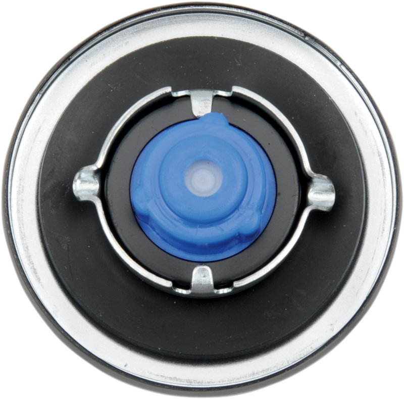 DRAG SPECIALTIES Vented Gas Cap - Harley-Davidson 1973-1982 - Black 03-0026B - PartsOutlet.com.au