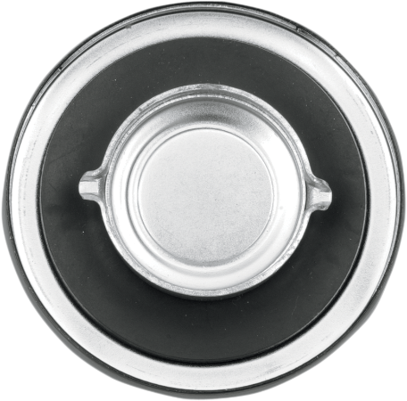 DRAG SPECIALTIES Non-Vented Gas Cap - Harley-Davidson 1973-1982 - Black 03-0027B - PartsOutlet.com.au