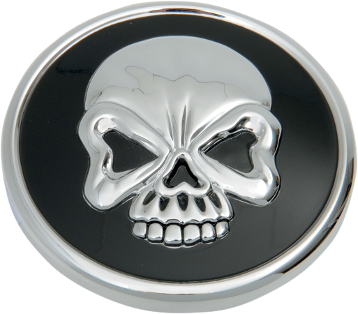 DRAG SPECIALTIES Non-Vented Screw-In Skull Gas Cap - Harley-Davidson 1984-1996 - 012717 - PartsOutlet.com.au