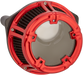 ARLEN NESS METHOD® AIR CLEANER, RED - 00-17 TWIN CAM (Exc. FBW & 99-01 FI FLT) - 18-172 - PartsOutlet.com.au