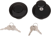 DRAG SPECIALTIES Non-Vented Locking Gas Cap - Harley-Davidson 1996-2024 - Black 03-0320AB-B - PartsOutlet.com.au