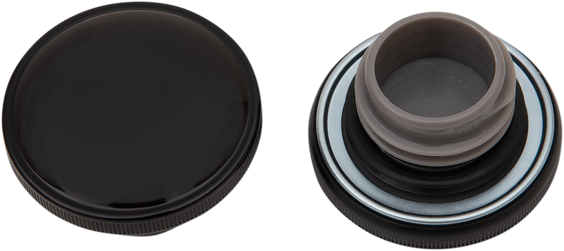 DRAG SPECIALTIES Non-Vented Screw-In Gas Cap '96-'23 Big Twin - Black 0703-0818 - PartsOutlet.com.au