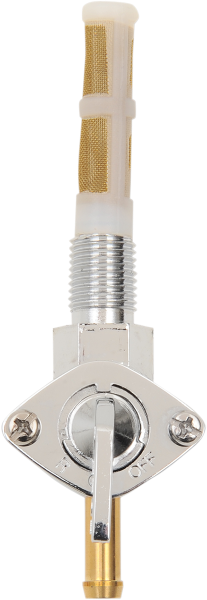 DRAG SPECIALTIES Downward Petcock - Chrome - 1/4" NPT - T03-0075