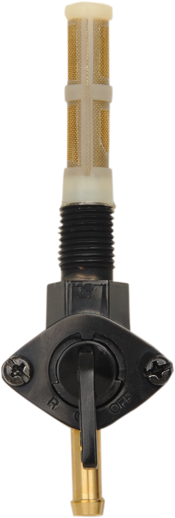 DRAG SPECIALTIES Downward Petcock - Black - 1/4" NPT - T03-0075B