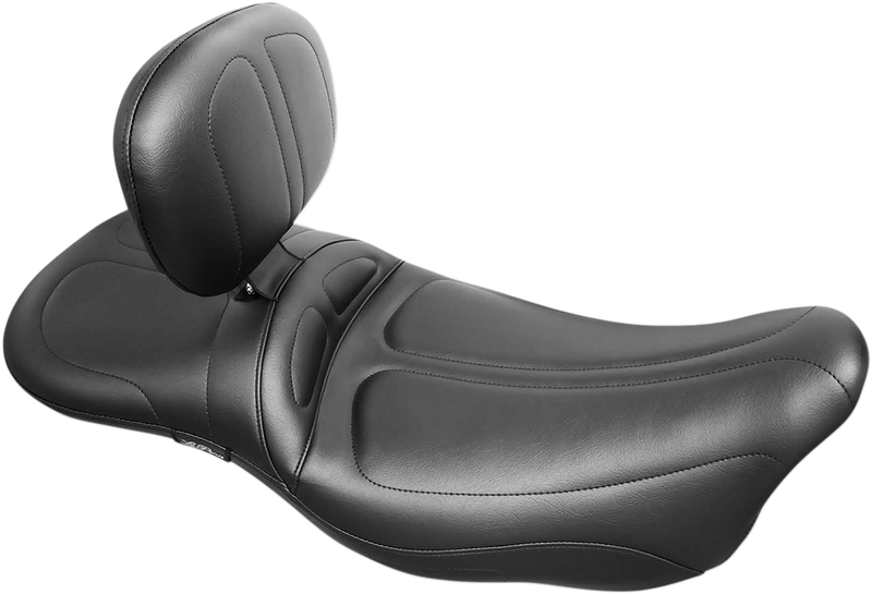LE PERA Maverick Daddy Long Legs Seat - Tall - Backrest - FLH '08+ LK-957DLTBR - PartsOutlet.com.au