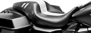 LE PERA Outcast Seat - White Double Diamond - GT1 - FLH LK-987GT1 - PartsOutlet.com.au