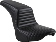 LE PERA KickFlip Dual Seat With Pleated Stitch. Fits Sport Glide & Low Rider 2018up & Low Rider S 2020up - LYR-590PT - PartsOutlet.com.au