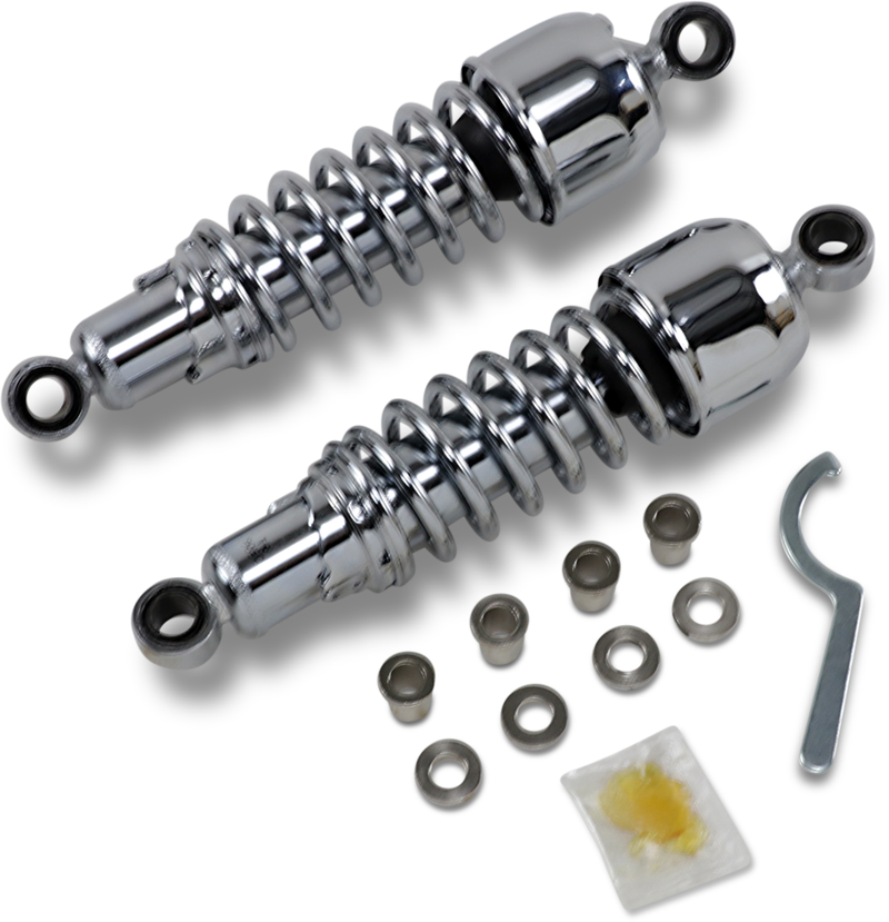 DRAG SHOCKS Replacement Shocks -Chrome - 11.5" - Harley-Davidson - Sportster / FXR '79-'03 - C16-0131NU