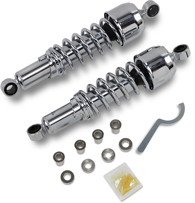 DRAG SHOCKS Replacement Shocks - Chrome - 12.5" - Harley-Davidson - Sportster / FXR '79-'03 - C16-0132NU